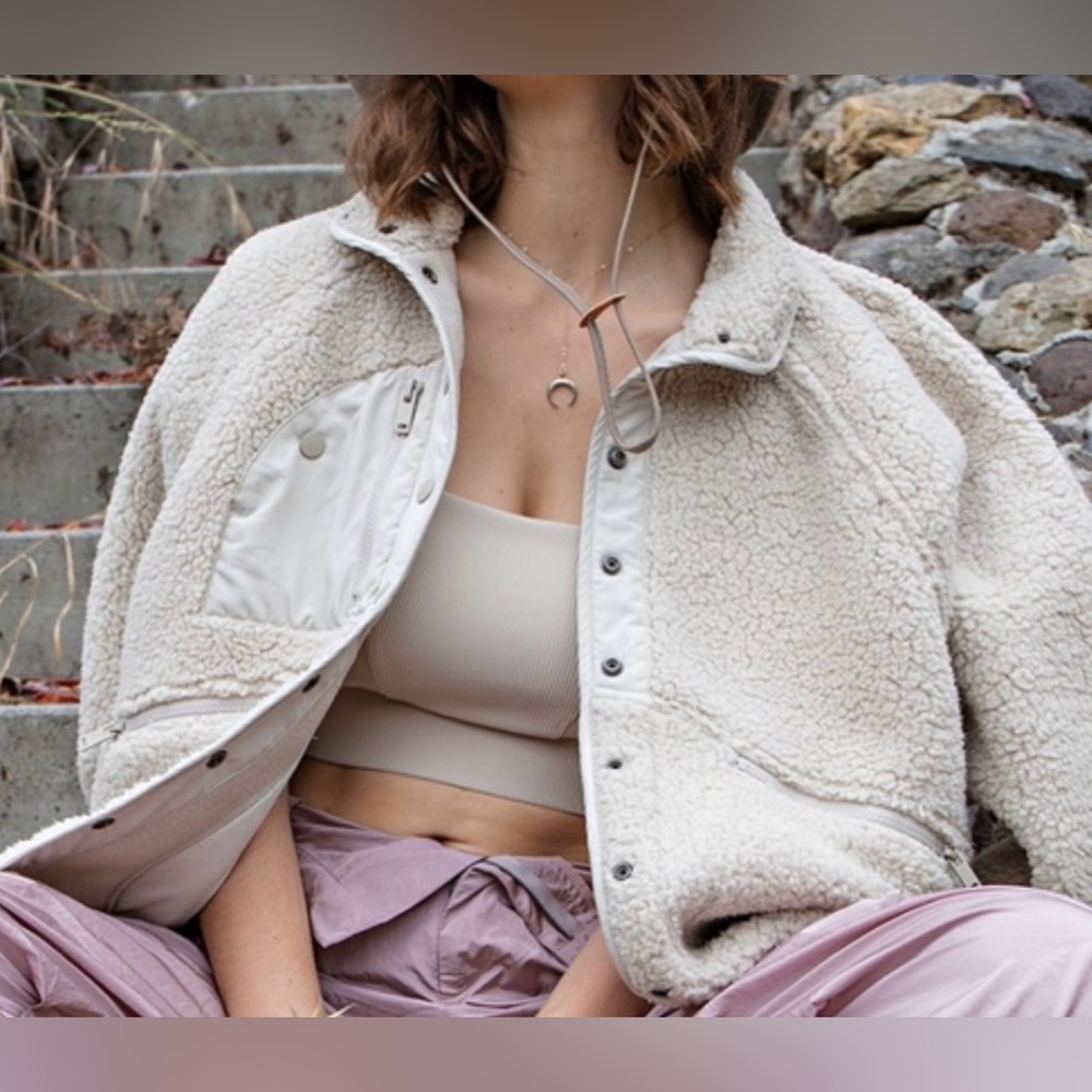 Rae mode Sherpa fleece jacket